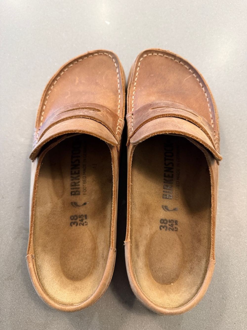 Birkenstock Naples Wrapped Leather Slip-On Loafers - Picture 3 of 10